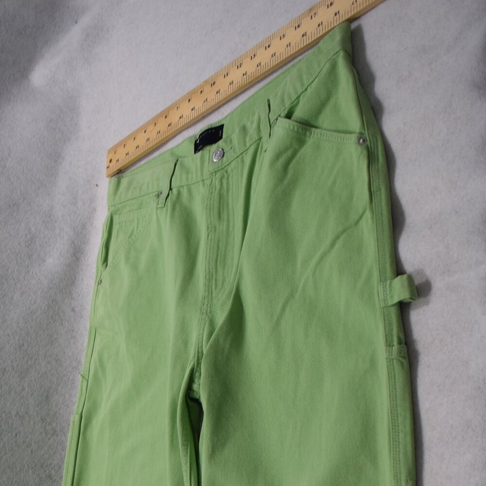 ASOS COLLUSION Men's skate pants with contrast stitch in khaki 34 X32 NWOT